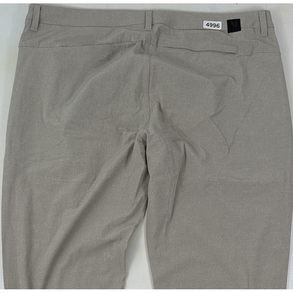 NEW Vuori Aim Pants Men 38x32 ‎ Khaki Golf Performance Stretch Chino Taper Legs